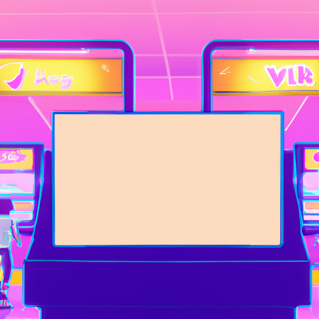 ArcadeForge hero scene: neon arcade montage